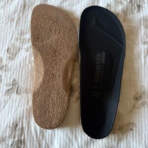 Birkenstock Black Cork Replacement Footbed